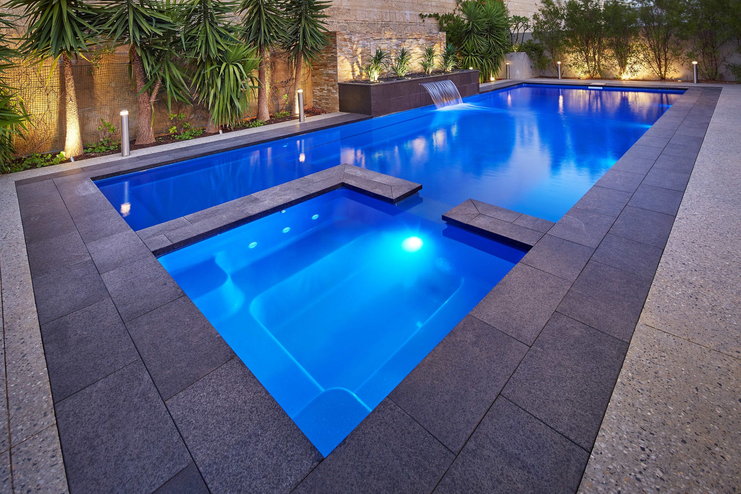 Concrete pool example