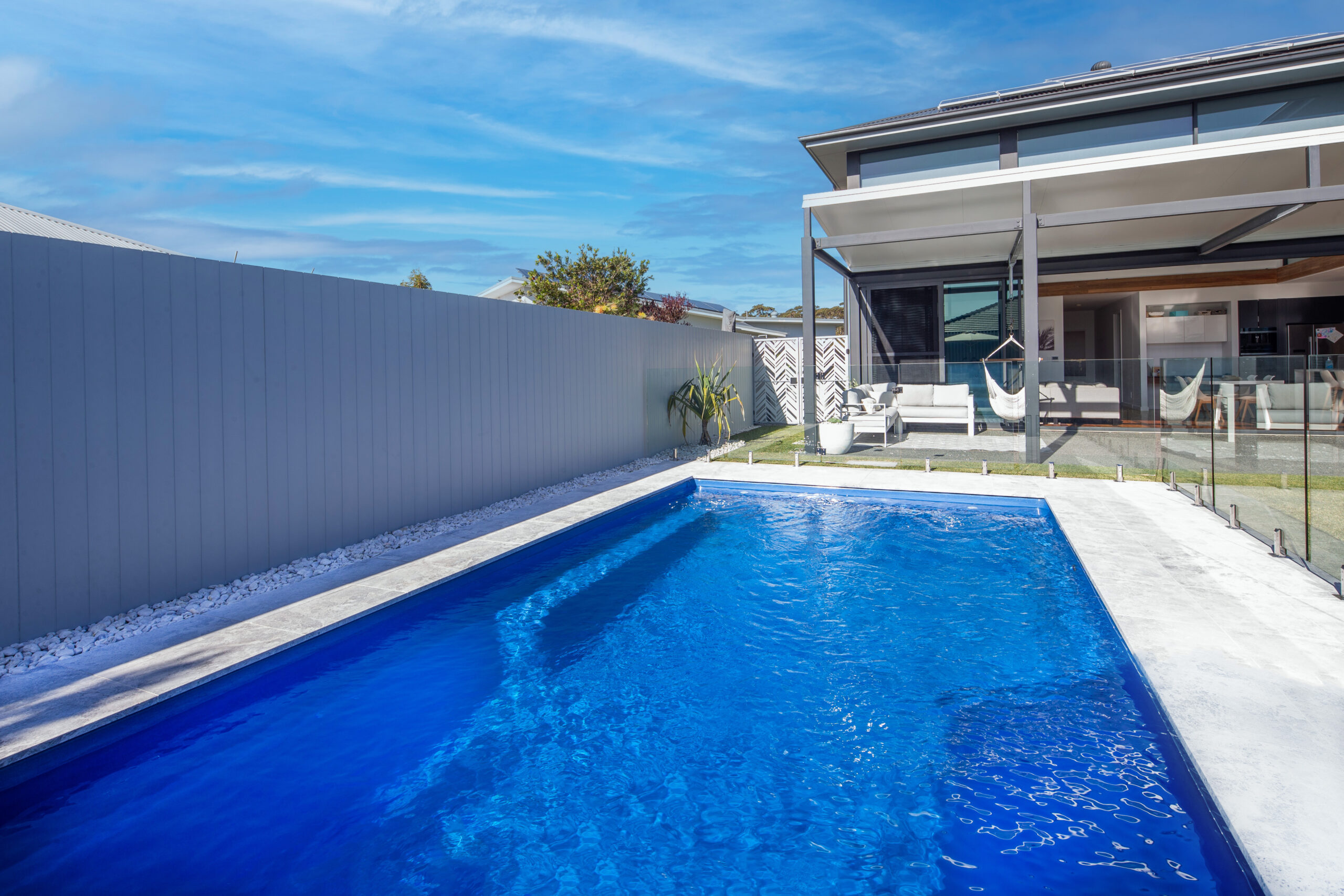 Fibreglass pool installation in Poowong