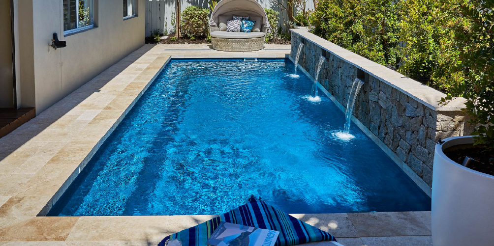 Finished Fibreglass Pool